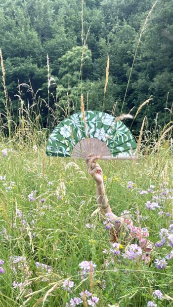 deep green fan
