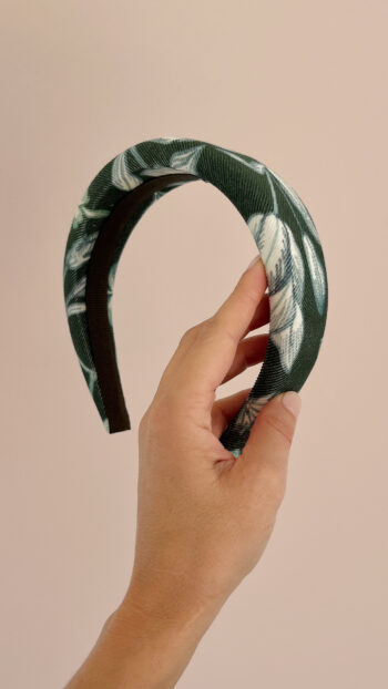 deep green headband