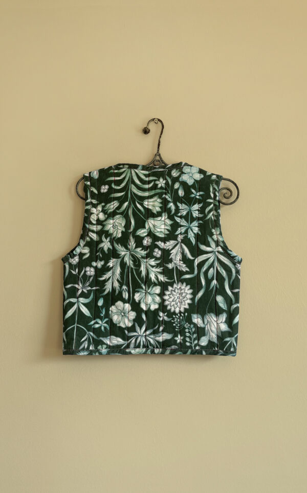Deep Green Padded Vest _ Pre-order - Image 3