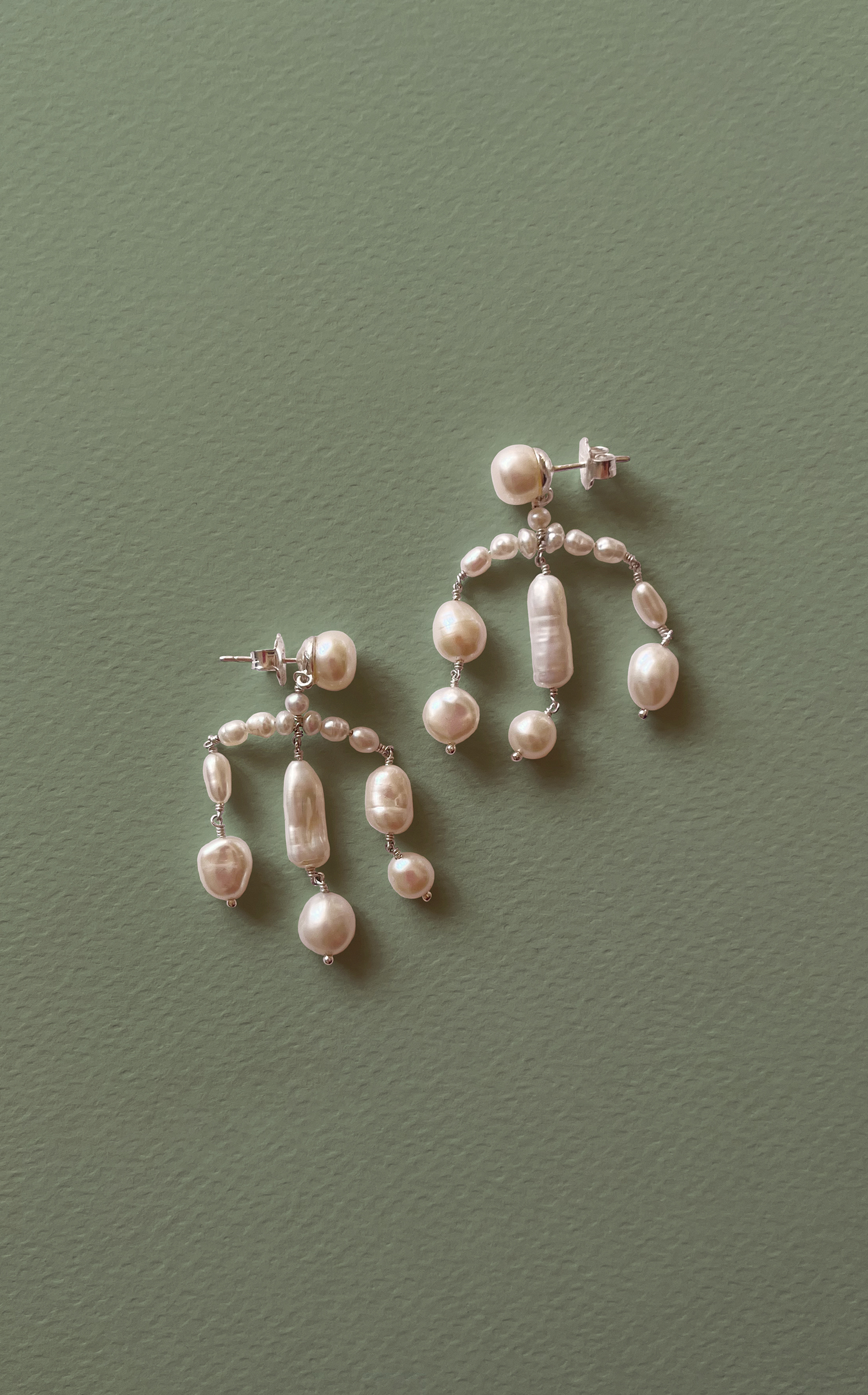 pearl earrings